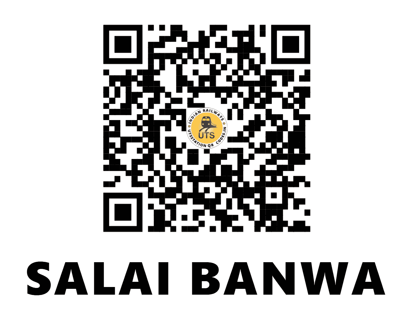 UTS QR Code for SALAI BANWA - SLBN - EC (UTTAR PRADESH)